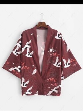 Mens Kimono Cardigan Size XXXL